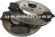 Klocki oraz tarcze hamulcowe tylne 350mm Dodge Durango SRT Hellcat