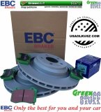 Tylne klocki GreenStuff + tarcze hamulcowe 350mm EBC seria PREMIUM Chrysler 300C SRT