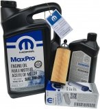 Olej MOPAR MaxPro 5W30 oraz oryginalny filtr Lancia Voyager 3,6 V6 2014