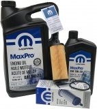 Olej MOPAR MaxPro 5W20 oraz oryginalny filtr RAM 1500 3,6 V6 2014-