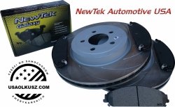 Klocki + przednie NACINANE tarcze hamulcowe 345mm ATM SLOTTED Dodge Challenger 2009-