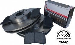Przednie klocki + tarcze hamulcowe 321mm Cadillac CT4