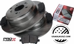 Tylne klocki + tarcze hamulcowe Acura ZDX 2010-2013