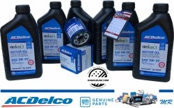 Filtr + olej ACDelco 5W30 Buick LaCrosse 5,3 V8