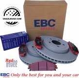 Przednie klocki REDSTUFF + tarcze hamulcowe 345mm EBC seria PREMIUM Dodge Magnum