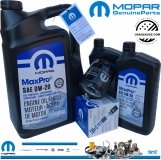 Olej MOPAR MaxPro 0W20 + oryginalny filtr MOPAR MO339 Jeep Wagoneer 5,7 V8