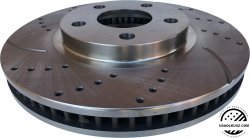 Przednia WIERCONA NACINANA tarcza hamulcowa Cadillac Seville 1997-2002