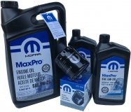 Olej MOPAR MaxPro 5W20 oraz oryginalny filtr RAM 5,7 V8 2013-