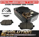 Klocki hamulcowe tylne z zestawem montażowym POWERSTOP Z17 Lancia Voyager -2012