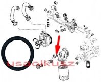 Oring adaptera filtra oleju Chrysler Voyager 2,5 TD 1997- 46320249F