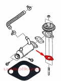 Uszczelka zaworu EGR Chrysler Voyager 2,5 CRD 2001-2002