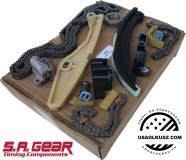 Rozrząd łańcuchy prowadnice napinacze Ford Explorer 3,5 V6 Ti-VCT Naturally Aspirated