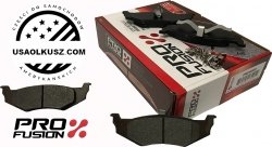 Klocki hamulcowe tylne z zestawem montażowym Dodge Neon