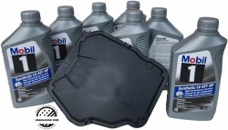 Filtr + olej Mobil1 Synthetic LV ATF HP DEXTRON skrzyni biegów 8L90 Chevrolet Corvette C7 2015-2019