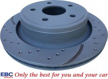 Tylna NAWIERCANA NACINANA tarcza hamulcowa EBC seria GD Dodge Durango 2004-2009