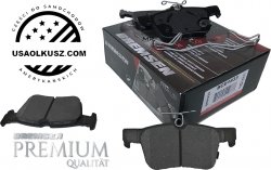 Tylne CERAMICZNE klocki hamulcowe z zestawem montażowym Lincoln MKZ 2013-