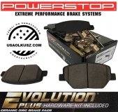 Klocki hamulcowe przednie POWERSTOP Z17 EVOLUTION PLUS do tarcz 321mm Chevrolet Camaro 2016- exc brembo