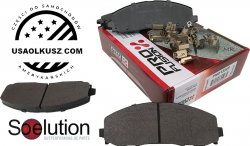 Przednie klocki hamulcowe z zestawem montażowym  Dodge RAM Cargo Van 2012-2015