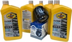 Filtr oraz olej silnikowy 5W-30 MS-13340 SN PLUS SP Jeep Wrangler JL 2,0 Turbo