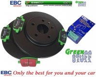 Tylne klocki GreenStuff + tarcze hamulcowe 315mm EBC seria Premium Cadillac CT6