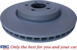 Przednia tarcza hamulcowa 345mm EBC seria PREMIUM Lancia Thema zaciski 2 tłoki