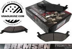 Tylne CERAMICZNE klocki hamulcowe z zestawem montażowym Chrysler Aspen