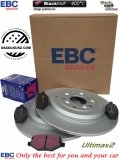 Tylne klocki Ultimax2 + tarcze hamulcowe 330mm EBC seria Premium Lincoln MKS 2009-2012