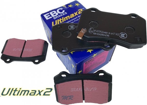 Tylne klocki Ultimax2 + tarcze hamulcowe 365mm EBC seria Premium Cadillac CTS CTS-V 6,2 V8 Supercharged