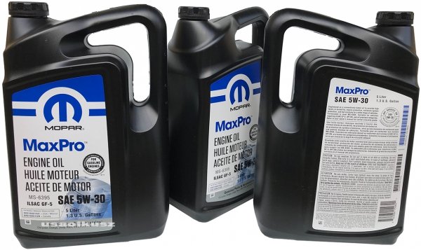 Karton oleju silnikowego MaxPro 5W30 MOPAR GF-5 MS-6395 15l