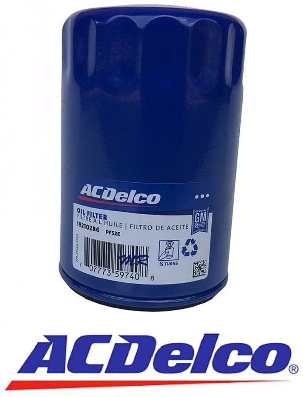Filtr oleju silnika ACDelco PF52E Chevrolet Corvette 1992-1996