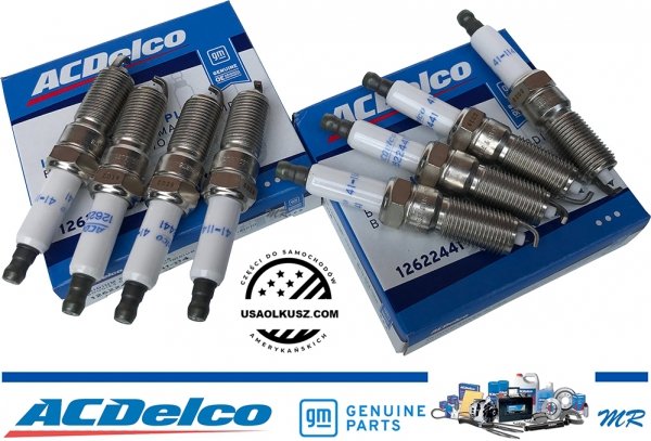 ORYGINALNE przewody GM + IRYDOWE świece zapłonowe ACDelco Cadillac Escalade 6,2 V8 2015-