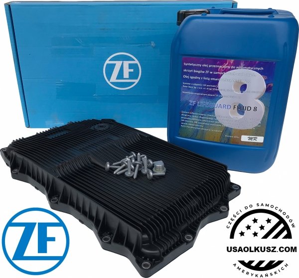 Filtr + olej skrzyni 8 Speed ZF 845RE /850RE Lancia Thema 3,6 V6 2013-