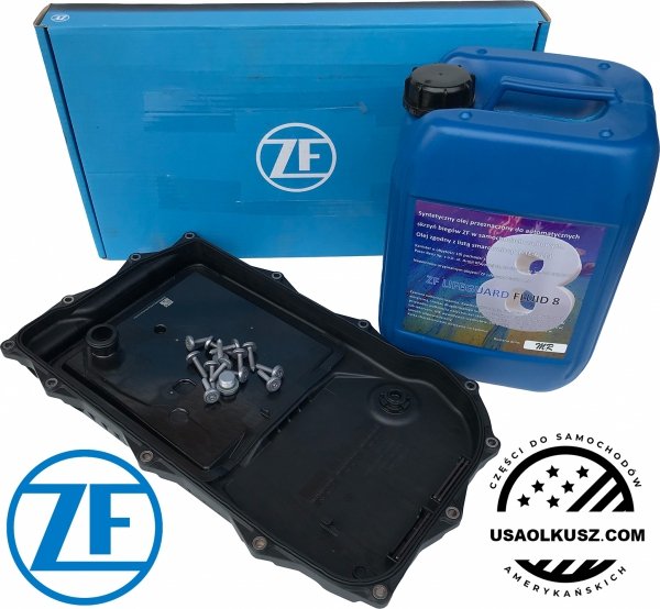 Filtr + olej skrzyni 8-SPD ZF 8HP45 Chrysler 300C 3,6 V6 2012-2013