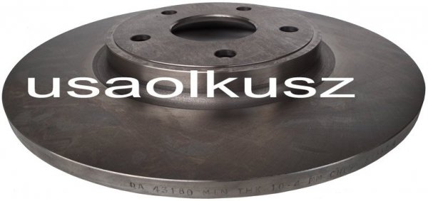 Tarcza hamulcowa tylna 328mm Dodge Caravan 2012-