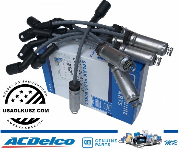ORYGINALNE przewody GM + IRYDOWE świece zapłonowe ACDelco Chevrolet Tahoe 2015-