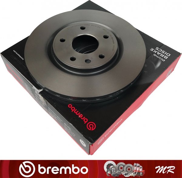Klocki oraz tarcze hamulcowe przednie 330mm BREMBO RAM Cargo Van 2012-