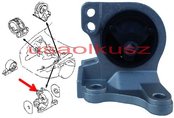 Poduszka automatycznej skrzyni biegów Mitsubishi Eclipse 3,0 V6 2000-2005