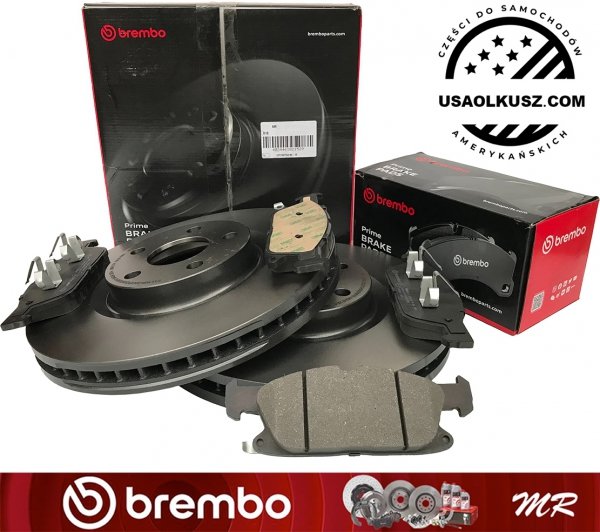 Przednie klocki + tarcze hamulcowe brembo 316mm Ford Edge FWD 2015-2020