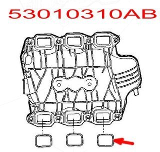 Oryginalne MOPAR uszczelki kolektora ssącego Mitsubishi Raider 3,7 V6