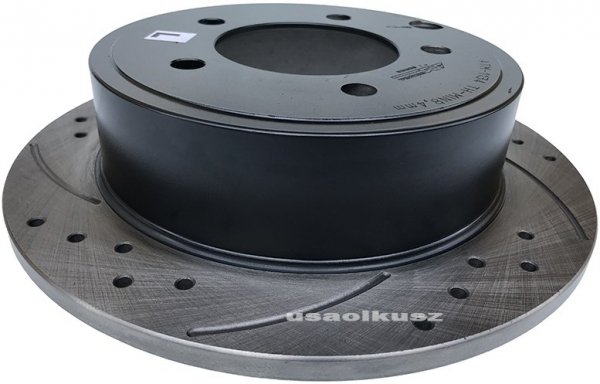 Tylna WIERCONA nacinana tarcza hamulcowa BLACK 262mm Chrysler 200