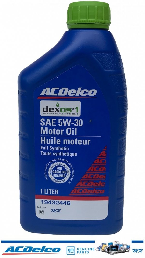 Filtr olej silnikowy 5W-30 Dexos1 Full Synthetic ACDelco Chevrolet Caprice 6,0 V8