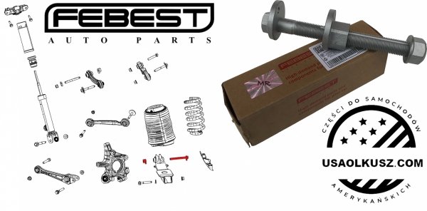 Śruba regulacyjna tylnego zawieszenia M14X1,5X130 Jeep Grand Cherokee WL 2021-