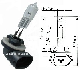 Żarówka halogenu Pontiac Grand Prix 50W