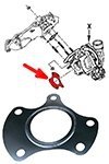 Uszczelka turbosprężarki Dodge Nitro 2,8 CRD 22022176F