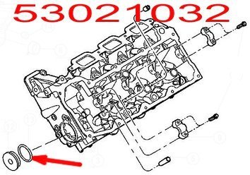 Oryginalne MOPAR uszczelki kolektora ssącego Jeep Cherokee 3,7 V6