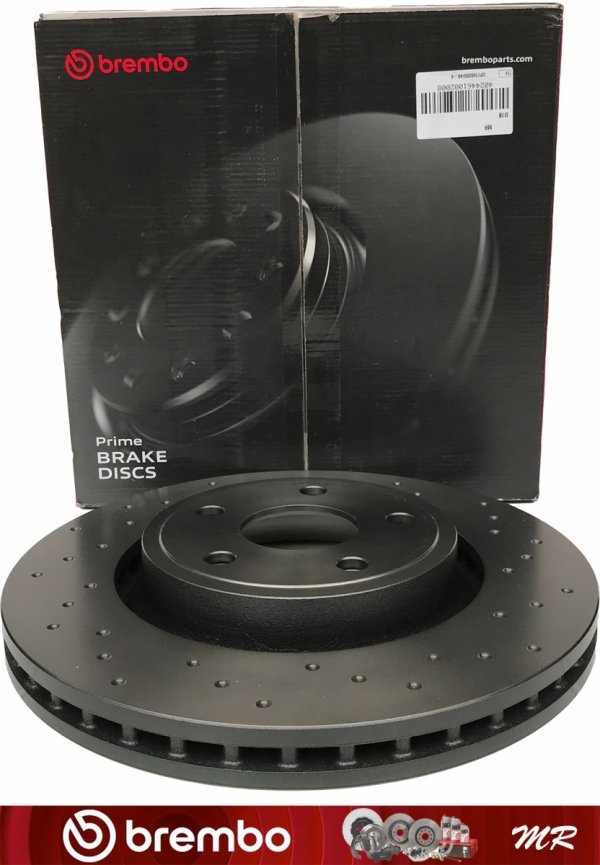 Przednie klocki + tarcze hamulcowe 350mm Brembo XTRA Jeep Grand Cherokee 2011-2022