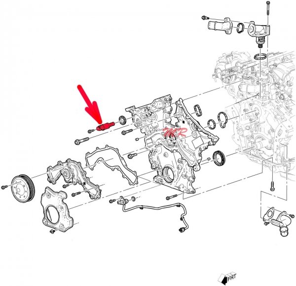 Elektrozawór faz rozrządu VVT Cadillac XT5 3,6 V6