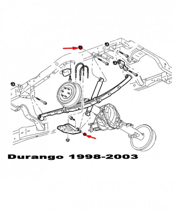 Nakrętka zawieszenia M12x1,75 Dodge Durango