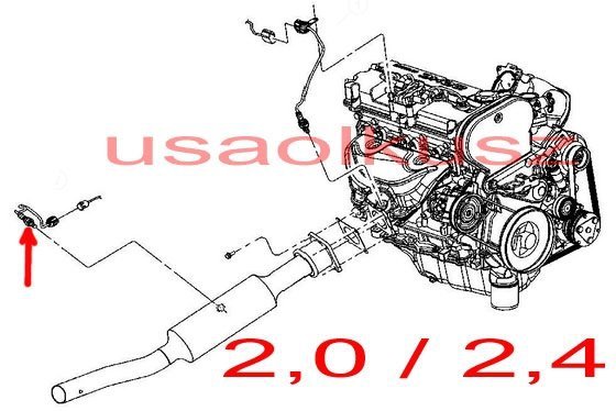 Sonda lambda Dodge Caliber 2011-