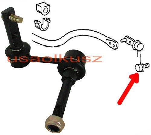 Łącznik stabilizatora przedniego LEWY Lexus GS300 GS400 GS430 1993-2005